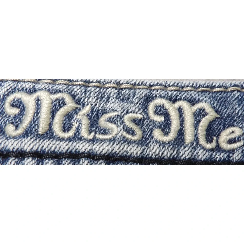 Miss Me Girls K9058S Skinny Flap Pocket Sequin Western Denim Jeans 14 Blue Rodeo